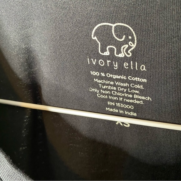 ivory ella Black Graphic Constellation Pocket Tee - Picture 6 of 6